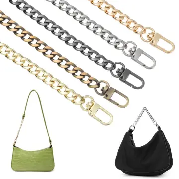 18cm Golden Metal Bag Chain Purse Strap Extender for Women Shoulder Strap  DIY replacement For Messenger Accessories Bag Strap