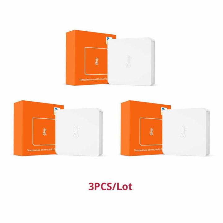 3PCS SONOFF SNZB-02 Zigbee Temperature Humidity Sensor Smart Home Remote  Monitor