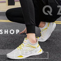 QZshop รุ่นนี้ฮิตมาก รองเท้าผ้าใบแต่งลาย รองเท้ากีฬาสุดฮิต? ลวดลายแต่งเป็นตาข่าย จะหยิบมาใส่เวลาใดก็เท่สุดๆ ล้ำสมัยฝุดๆ?