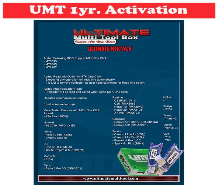 Ultimate Multi Tool/UMT 1yr. Activation Lazada PH