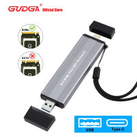 GUDGA M2เคส SSD M.2เพื่อ USB 3.1 Gen 2 10Gbps เคสอลูมิเนียม USB C USB แผงกั้นภายนอก PCIe แปลงเป็น NVMe สำหรับ M2 NVMe SSD 2230 2242 2280