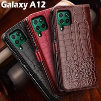 เคส A12สำหรับ A12ที่เคสโทรศัพท์ A125F 12 SM เคสหนังกระเป๋าสตางค์แม่เหล็กแบบพับได้ Galaxy A12