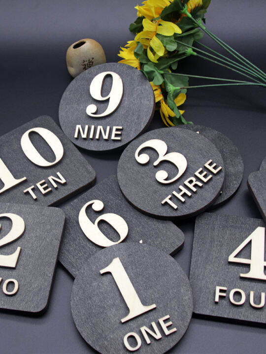 Wooden Number Card Restaurant Seat Table Number Restaurant Table Number