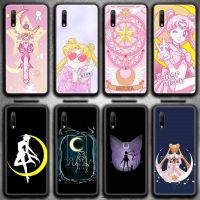 สีชมพูน่ารัก Sailor Moon โทรศัพท์สำหรับ Huawei Nova 6se 7 7pro 7se Honor 7A 8A 7C 9C Play