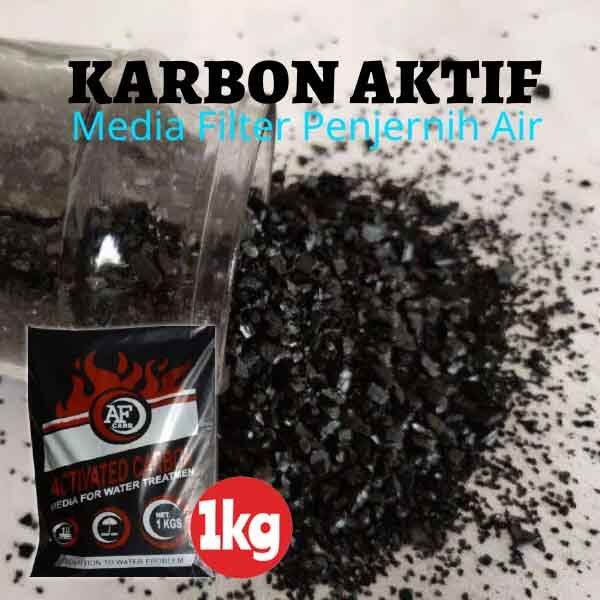 Karbon Aktif Media Filter Penjernih Air Sumur Air Kolam Akuarium Dari