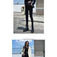 Unique High Waist 5XL Black Super Jeans Womens Skinny-Fitting Pants Autumn Korean Version Sli