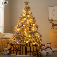 LRF Snow White Christmas Tree Pack เครื่องประดับคริสต์มาสขนาดเล็ก Home Mall Cedar เครื่องประดับตกแต่งคริสต์มาส