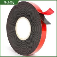 F8C503Y 0.6 inch x 33 Ft ของตกแต่งบ้าน สำหรับรถยนต์ซ็อกเก็ต เทปติดรถ กาวติดแน่น เทปโฟม เทปสองด้าน เทปสำหรับติดตั้ง