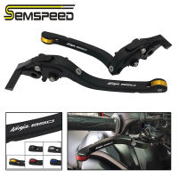 SEMSPEEDสำหรับKAWASAKI Ninja 650R Ninja650R 2017 2018 2019 2020 2021 2022 1 คู่รถจักรยานยนต์CNCปรับได้เบรคก้านโยกมือจับคลัทช์