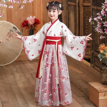 Hanfu Modern Chinese Mesh Qipao Dress For Girls Chinese Dress - Hanfumodern