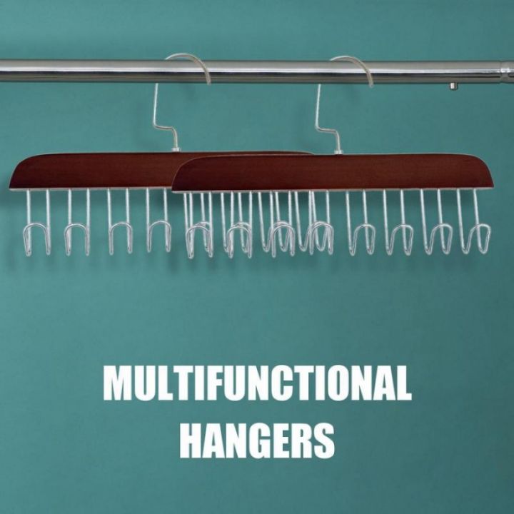 multifunctional-bra-hanger-เข็มขัดไม้แขวนผู้หญิงทนทานและทนทาน-tie-เข็มขัดเก็บสำหรับหมวกผ้าพันคอ-bra-closet-อุปกรณ์