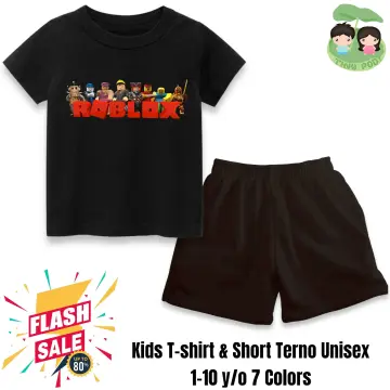 Kids Jersey Terno Roblox Tshirt Shorts For kids boy Printed 😍😍. #tik