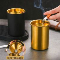 hot【DT】 Detachable Metal Ashtray Funnel Windproof Car Cup Room Anti-fly Ash OfficeTH