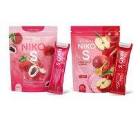 (1แถม1) Niko S นิโกะ เอส ผงบุกรสลิ้นจี่ / แอปเปิ้ล ไซเดอร์ ขนาด 5ซอง