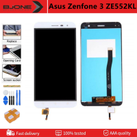 5.5นิ้วจอ LCD แบบดั้งเดิมสำหรับ Asus Zenfone 3 ZE552KL จอแสดงผล LCD พร้อมแผงสัมผัสหน้าจอดิจิตอลการประกอบชิ้นส่วนแก้วอะไหล่