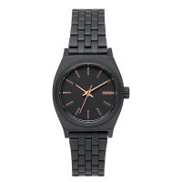 Nixon NXA399957-00 Small Time Teller All Black/RoseGold นาฬิกาข้อมือผู้หญิง