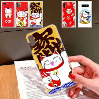 อ่อนนุ่ม TPU เคสโทรศัพท์ หรับ iPhone 13 14 G9 Moto 12 G8 Play Mini SE Power Max Plus Pro Protective เคสโทรศัพท์ Lb138 Lucky Cat