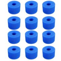 12PCS Swimming Pool Foam Sponge for S1 Reusable Washable Biofoam Cleaner Pool Foam Swimming Accessorie