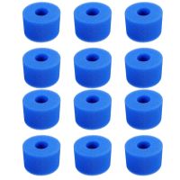 12PCS Swimming Pool Foam Sponge for S1 Reusable Washable Biofoam Cleaner Pool Foam Swimming Accessorie