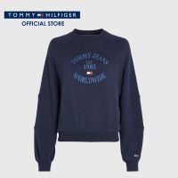 Tommy Hilfiger เสื้อสเวตเตอร์ผู้หญิง รุ่น DW0DW16137 C87 - สีกรมท่า