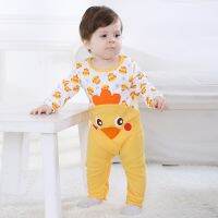 [COD] Qi Le and New Cotton Thin Cartoon Jumpsuit Romper Childrens Wear Manufacturer H3262