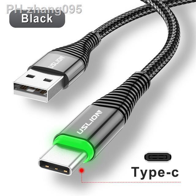 uslion-led-3a-usb-type-c-cable-micro-usb-fast-charging-wire-for-samsung-xiaomi-huawei-mobile-phone-charge-usb-c-data-charge-cord