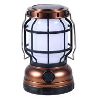 Solar Lantern Camping Lantern Camping Light with Emergency Flickering Flame Hanging LED Light