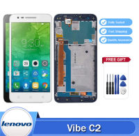 สำหรับ Lenovo Vibe C2เซ็นเซอร์ดิจิไทเซอร์หน้าจอสัมผัส LCD จอแสดงผลแอลซีดีแผงโมดูลจออะไหล่ K10a40