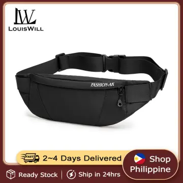 LouisWill Chest Bag Fashion Waist Bag Unisex Crossbody Bags Street