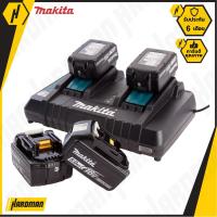 MAKITA BL1850B แบตเตอร์รี่ 18V 5Ah x 2 with CHARGER DC18RD 2 batts charger