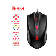 Chuột chơi game Gamen GM100 chuột gaming đèn Led RGB 2000 dpi di chuột