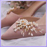 PERPE 2PCS(1 Pairs) ถอดออกได้ เจ้าสาวในบ้าน อุปกรณ์เสริมรองเท้า ส้นสูง/บูท คลิปรองเท้าพลอยเทียม ตกแต่งด้วยหัวเข็มขัด เสน่ห์ของรองเท้า ดอกไม้คริสตัล