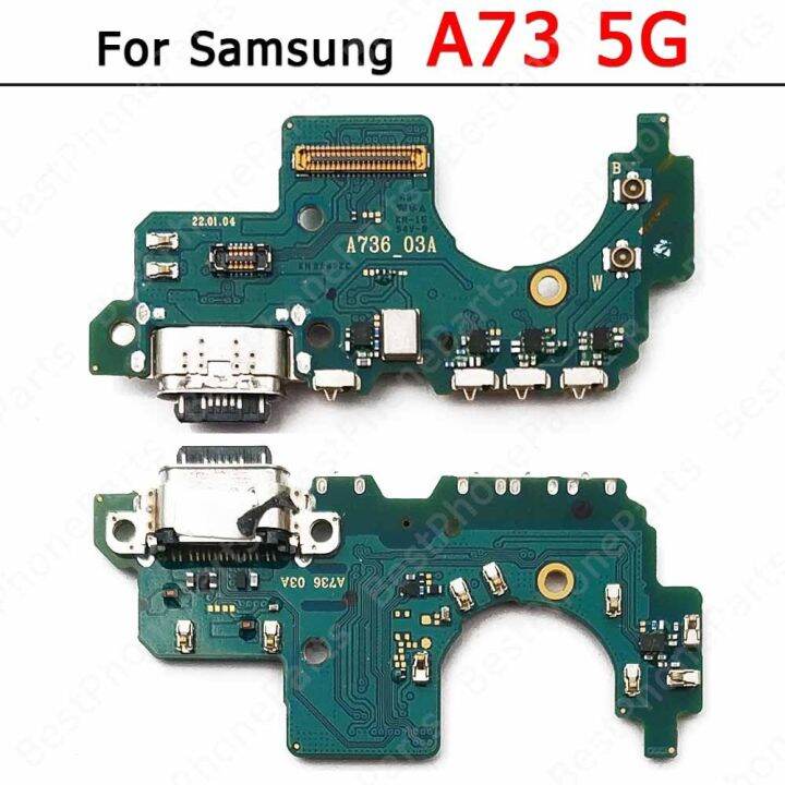 บอร์ดชาร์จเดิมสําหรับ-samsung-galaxy-a13-a23-a33-a53-a73-5g-a03-core-a03s-ขั้วต่อ-usb-แท่นชาร์จแผ่นแท่น-pcb