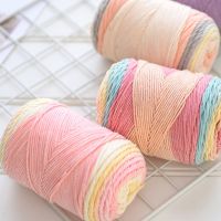 【YD】 1pc 5 Strand Wool Yarns Knitting And Crochet Segment Dyed Yarn Knitted Baby Hat Scarf Sofa Wholesale