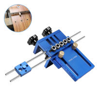 【คลังสินค้าพร้อม】Dowel Jig Kit3-In-1 Dowel Jig 28ชิ้น/เซ็ตงานไม้ Doweling Jig Set6/8/10มม. เจาะรู Positioners Dowel เจาะแขนเครื่องมือ + กล่อง