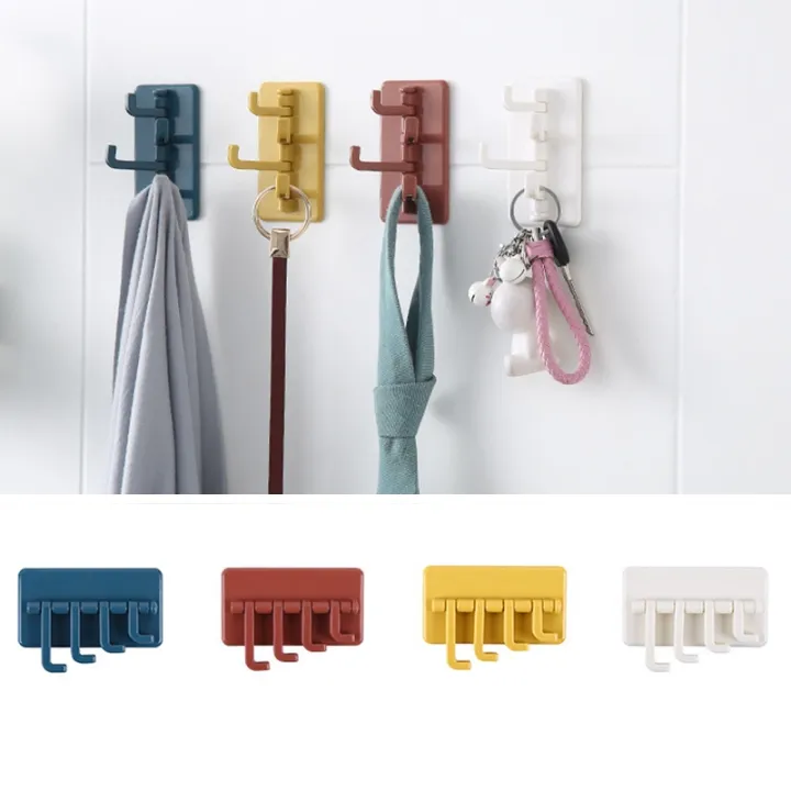 multifunctional-bathroom-hook-without-perforation-traceless-hanger-rotating-hook-powerful-4-branch-rotating-hook-kitchen-storage