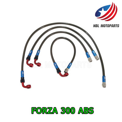 สายเบรค (หน้า-หลัง) รุ่น FORZA 300 ABS 1ชุด  (อ่านลายละเอียดก่อนสั่งซื้อ)