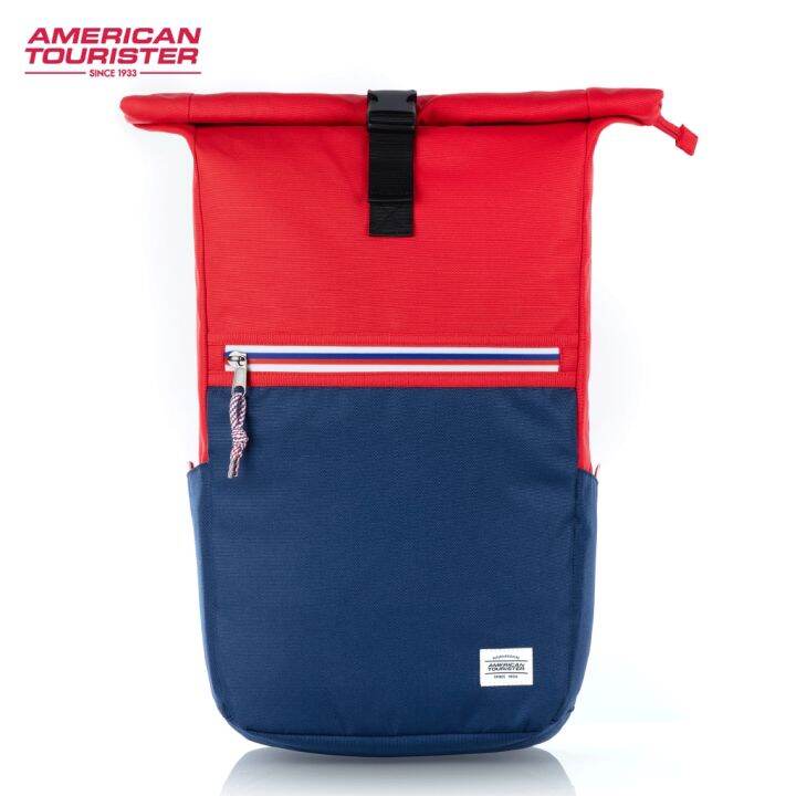 American Tourister Trent Backpack 1 1281241742 (Red/Navy) Lazada PH