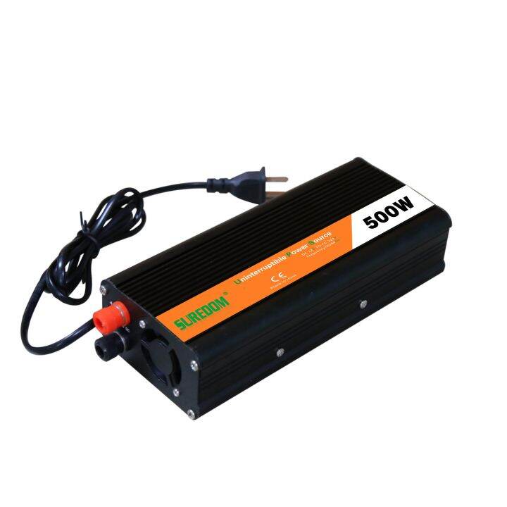 SUREDOM 500W Peak 1000W DC to AC Power Inverter 12V/24V TO 220V ...