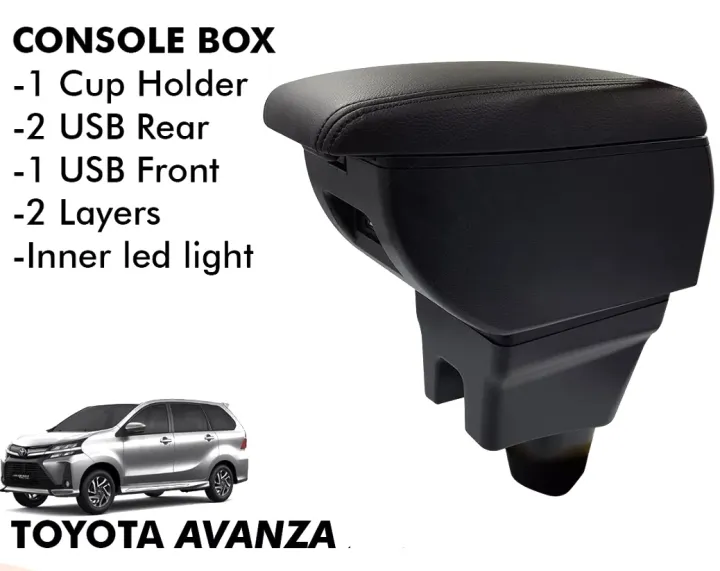 Toyota Avanza Armrest Console Box 2019-2022 Accessories | Lazada PH