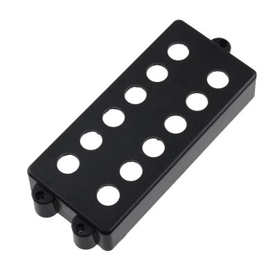 6 String Bass Pickup Cover Sealed/ Opened Cover/Bobbin 6MB Electric Bass Bass Pickup Covers and Bobbin Black Pack of 20