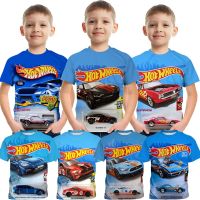 Hot Wheels T-shirt for kids (3-13 Years Old) Car Tees Boys and Girls racing Summer shirt