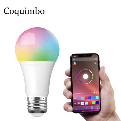 【❂Hot On Sale❂】 gaqiugua6 หลอดไฟ Smart Led ไวไฟ Rgb ฟังก์ชั่นจับเวลาโคมไฟ Led หรี่แสงได้220V 110V ใช้ได้กับ Amazon Alexa/google Home Assistant App