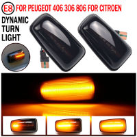 สำหรับ Peugeot 306 106 406 806 Expert Partner สำหรับ Citroen Berlingo Jumpy Saxo Xantia XM แบบไดนามิกไฟเลี้ยว Led ด้านข้าง Marker Light