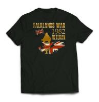 JHPKJVintage Falklands War Veteran Printed T-Shirt Premium Cotton Short Sleeve O-Neck Mens Tshirt S-3XL 4XL 5XL 6XL