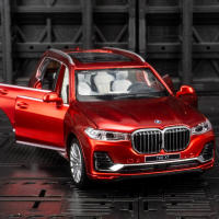 สีอำพัน88470จำลอง Bmw X7รถออฟโรดรุ่นรถโลหะผสมของตกแต่งรถของเล่นโลหะรถเด็ก