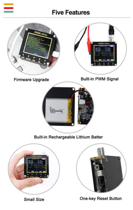 pcbfun-เครื่องแสดงคลื่นกระแสไฟฟ้าดิจิตอลมือถือขนาดเล็ก-fnirsi-138-ไม่มีแบตเตอรี่