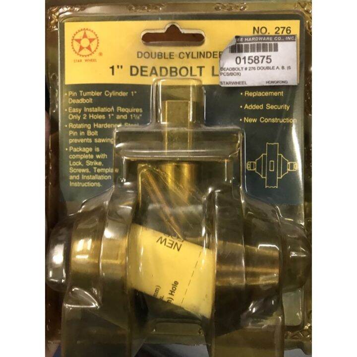 Starwheel Deadbolt Double Type Rush Sale Paubos Stocks Lazada PH Starwheel deadbolt double type rush sale paubos stocks lazada ph