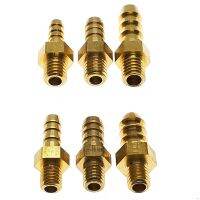 Mini Pagoda Pipe Fittings Male Metric thread M5 M6 M8 Brass 4 5 6 8 mm Barb Hose Leather Tube Trachea Connector