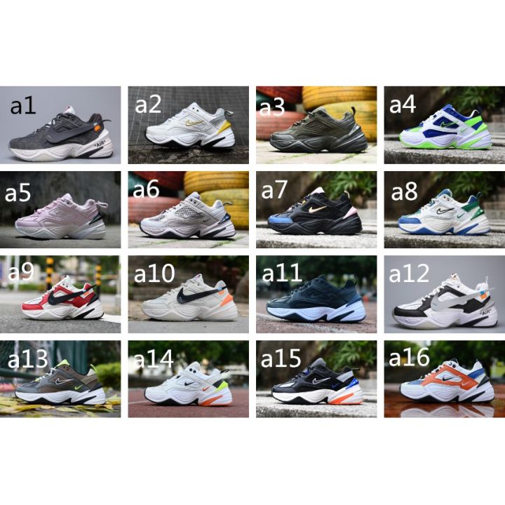 hot-new-original-nk-ar-m0narch-m-2-k-tekn0-mens-and-womens-comfortable-casual-sports-shoes-fashion-all-match-รองเท้าวิ่ง-free-shipping